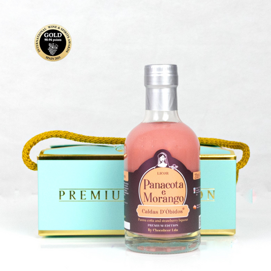 Licor de Panacota e Morango Premium - Caldas D'Óbidos