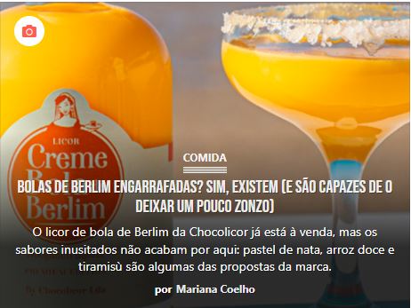 MAGG sobre o Licor de Bola de Berlim e não só!