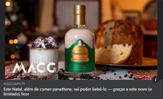 Este Natal, além de comer panettone, vai poder bebê-lo — graças a este novo (e limitado) licor