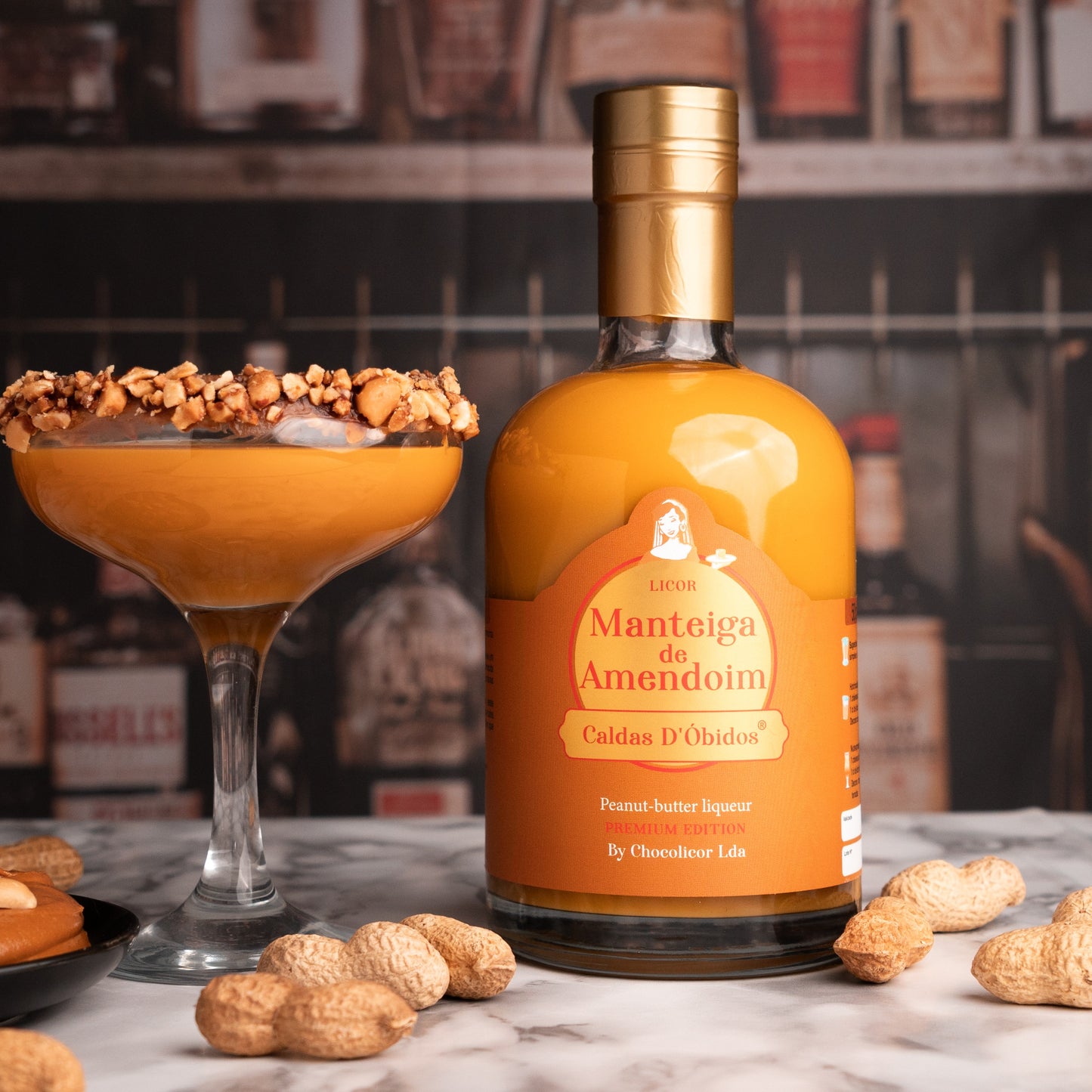 Licor de Manteiga de Amendoim - Caldas D'Óbidos