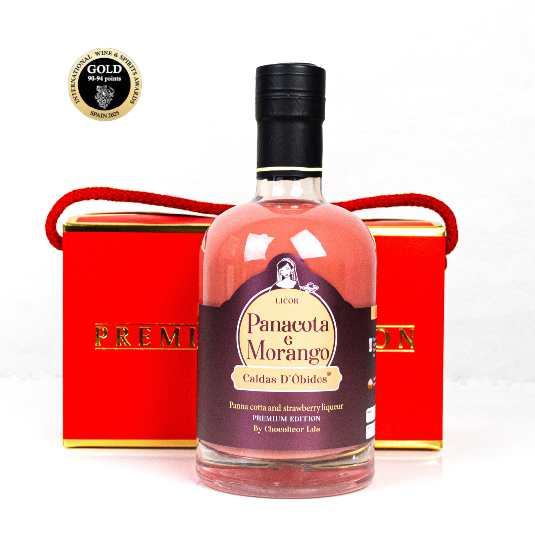 Licor de Panacota e Morango Premium - Caldas D'Óbidos